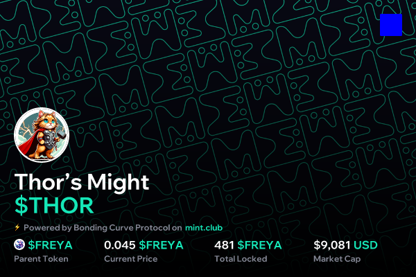 THOR - Bonding Curved ERC-20 | Mint Club