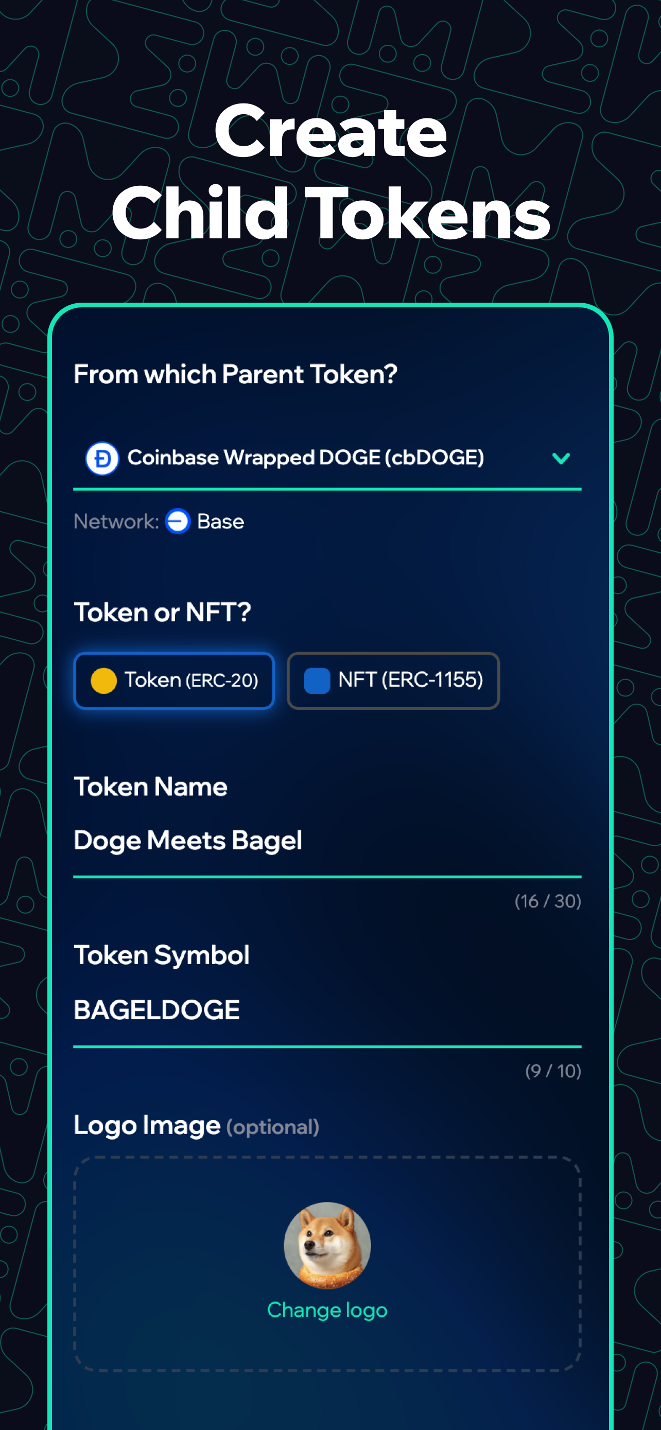 Mint Club: Child Token Builder - Farcaster Mini Apps screenshot
