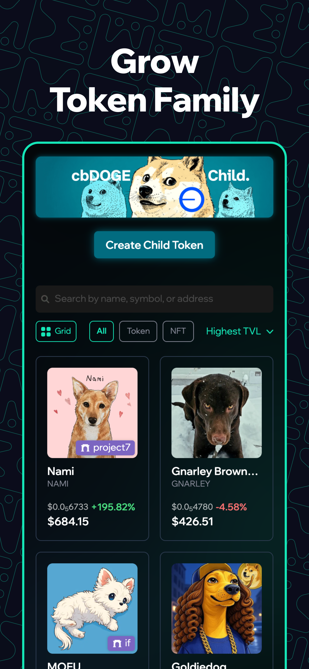 Mint Club: Child Token Builder - Farcaster Mini Apps screenshot